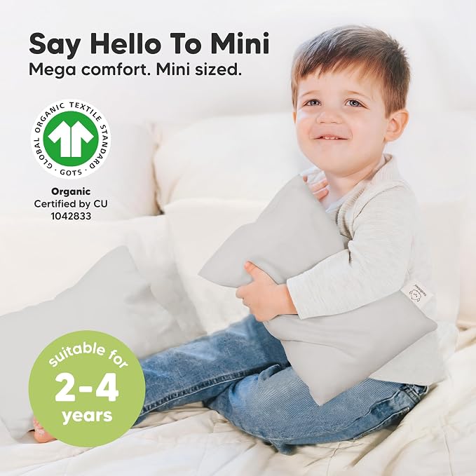 Mini Toddler Pillow with Pillowcase - Image 3