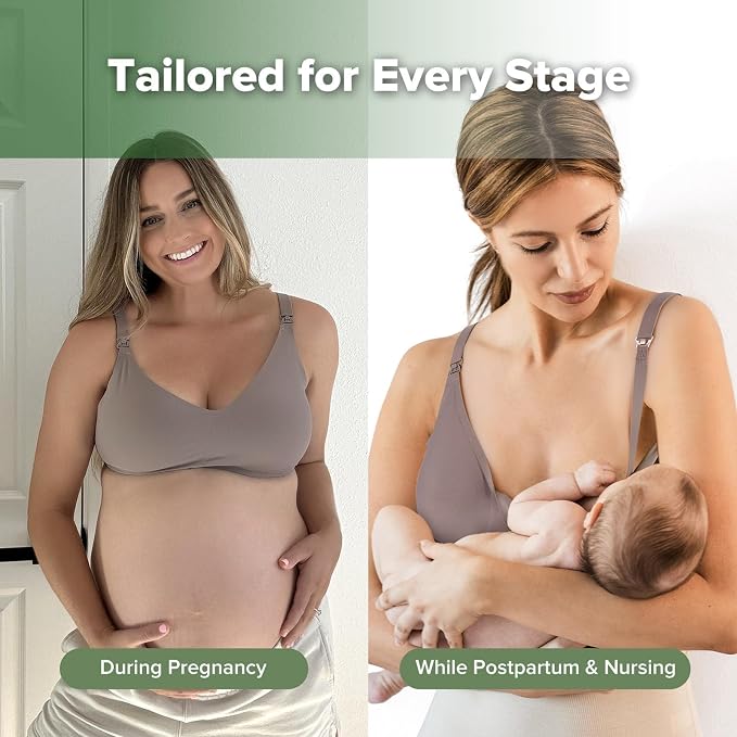 haakaa Nursing Bras for Breastfeeding, Ultra Comfort Jelly Strip“ Supportive - Image 5