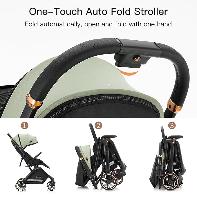 Gravity Folding Baby Stroller - Image 6