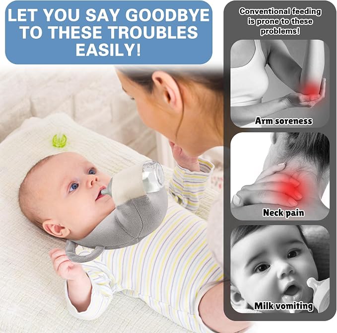 2 Pack Bottle Holder Pillow, Feeding Support Pillow - Image 3