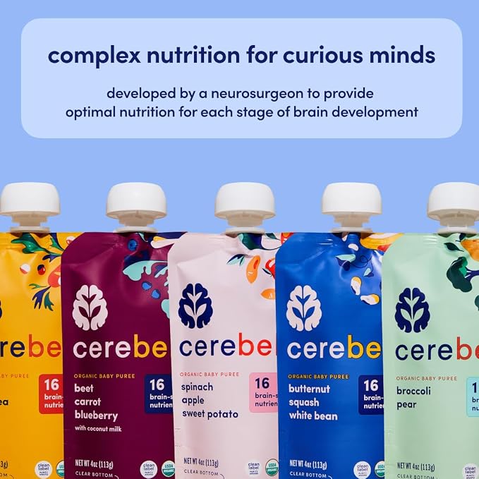 Cerebelly Organic Baby Food Pouches – Organic Purple Carrot Blueberry Pouch - Image 8