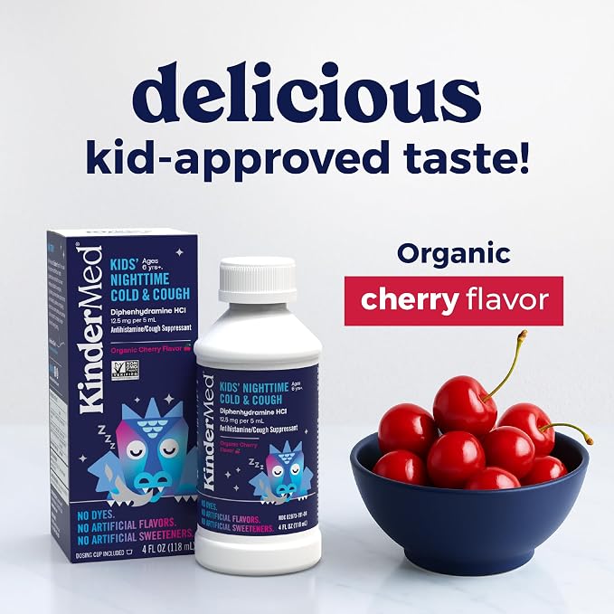 KinderMed Kids' Nighttime Cold & Cough Medicine, - Image 5