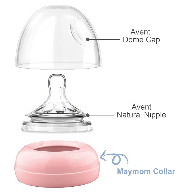 Maymom Replacement Baby Bottle Nipple Rings - Image 2