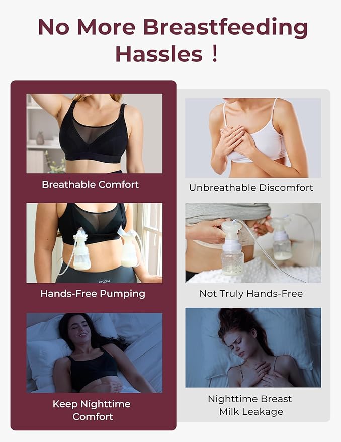 Momcozy Mesh Support Pumping Bra Hands Free Suitable - Image 4