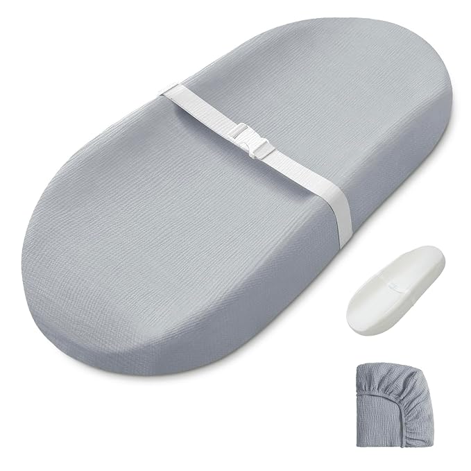 Blissful Diary Muslin Baby Changing Pad by ForEveryBabysBetterLife