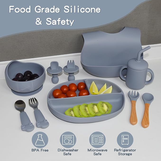 Silicone Baby Feeding Set - Image 3