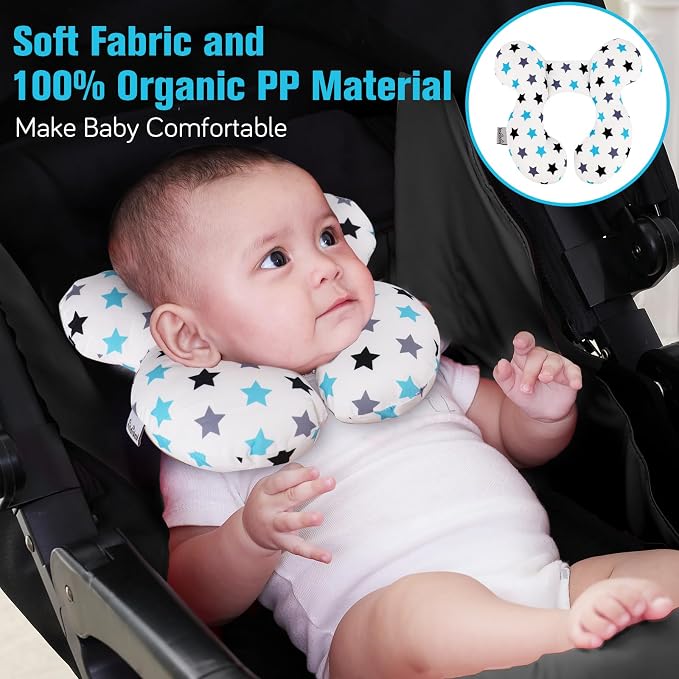 KAKIBLIN Baby Neck Pillow, Upgraded Baby Support Pillow, Head Pillows - Image 2