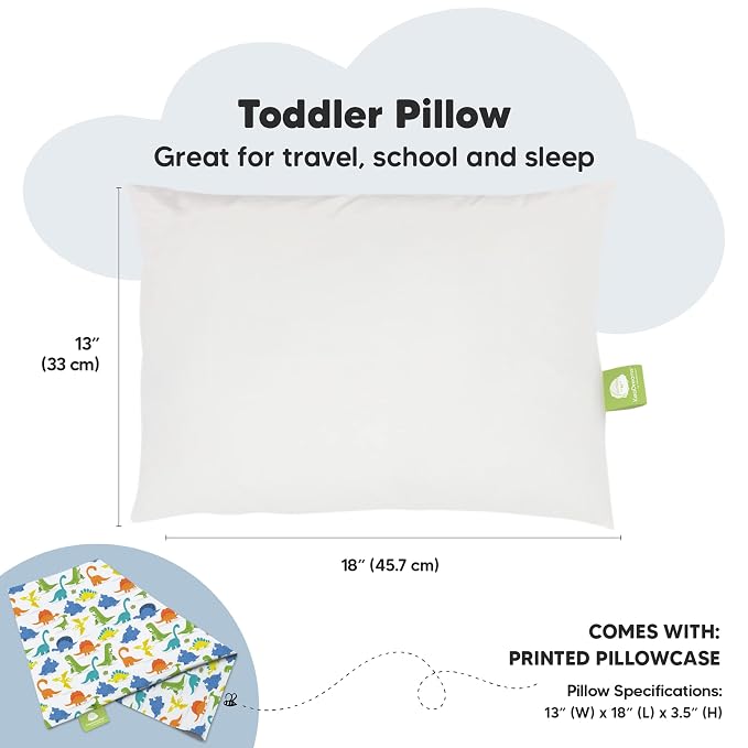 Toddler Pillow with Pillowcase - Image 3