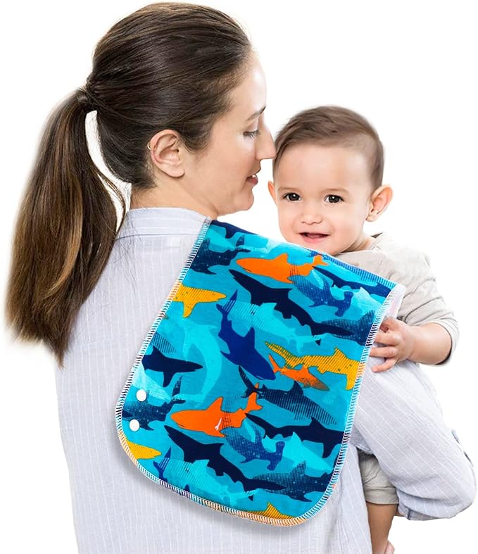 2-in-1 Burp Cloths and Baby Bibs - Image 4