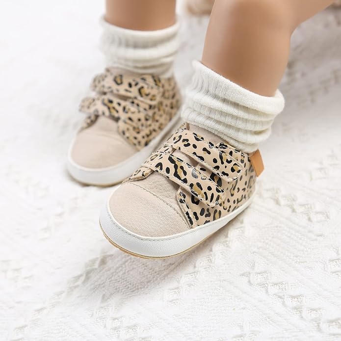 Clowora Baby Boys Girls Shoes Non-Slip Rubber Sole Sneakers Infant First - Image 5