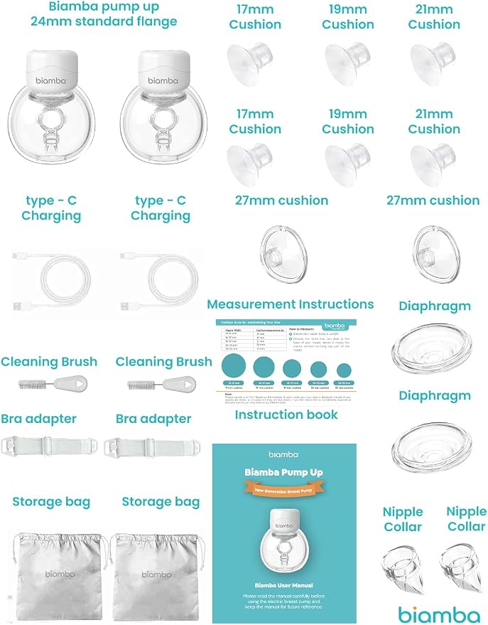 Pump Up Portable Breast Pump Hands Free - Image 6