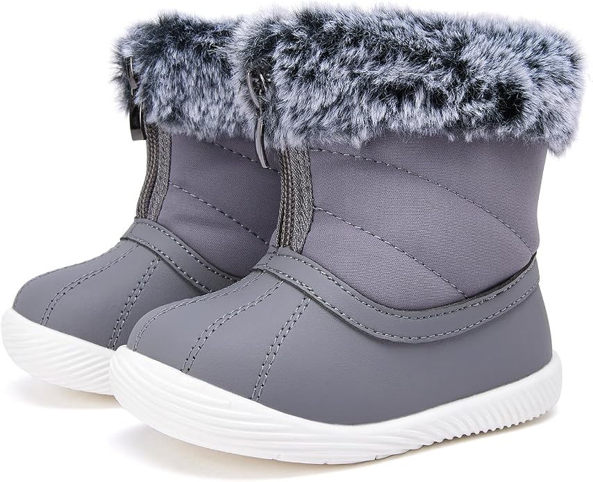 BMCiTYBM Baby Boy Girl Snow Boots Waterproof Winter Warm Booties Nonslip - Image 5
