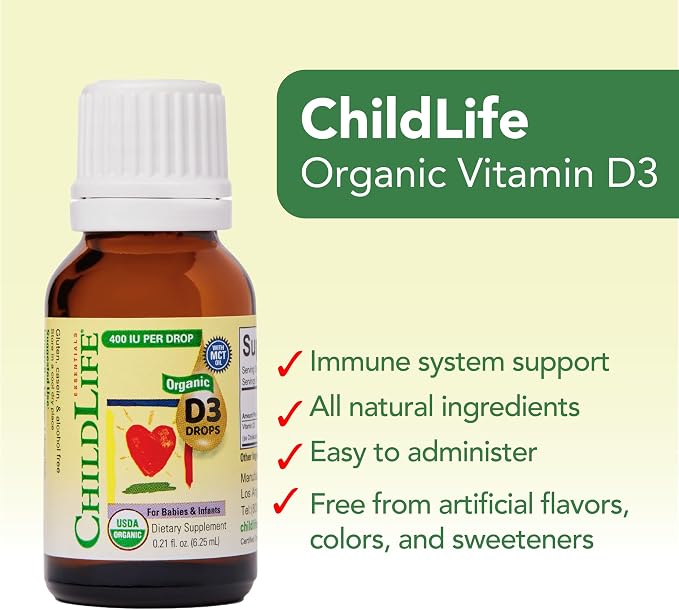 CHILDLIFE Essentials Organic Vitamin D3 Drops - Image 7
