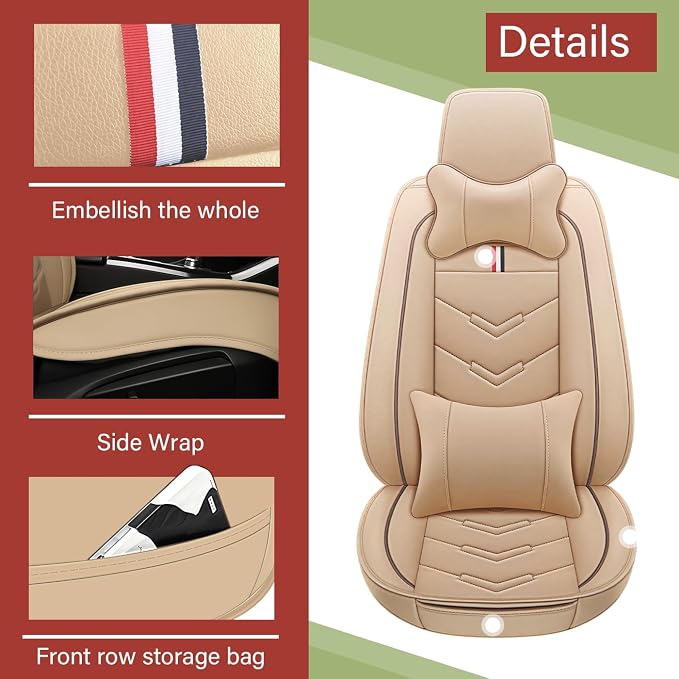 Leather Car Seat Covers Fit for LR Range Rover Sport 2023-2025, 5 Seater - Image 3