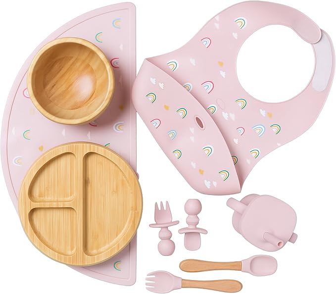 Bamboo Baby Feeding Set for Infants & Toddlers by FeedMeFun