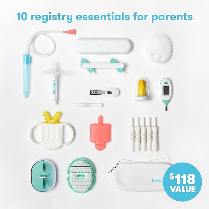 Frida Baby Ultimate Baby Kit, 10 piece New Born Essentials Gift Set Includes - Image 2
