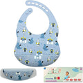 BPA-Free Silicone Baby Bibs by LuluLittles