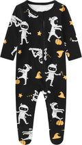 O2 BABY Baby Boys Girls Organic Cotton Zip-Front Sleeper Pajamas, Footed Sleep by O2BABY