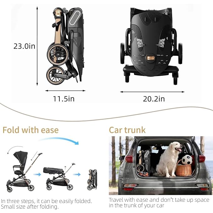 Lightweight Folding Stroller Wagon - Image 9