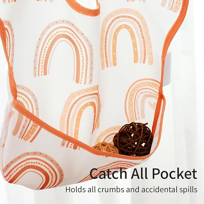 3-Pack Waterproof Baby Bibs for Eating - Image 3