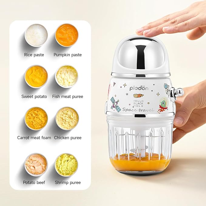 Baby Food Maker Mini Cute and Small Food Processor Puree Blender Grinder - Image 7