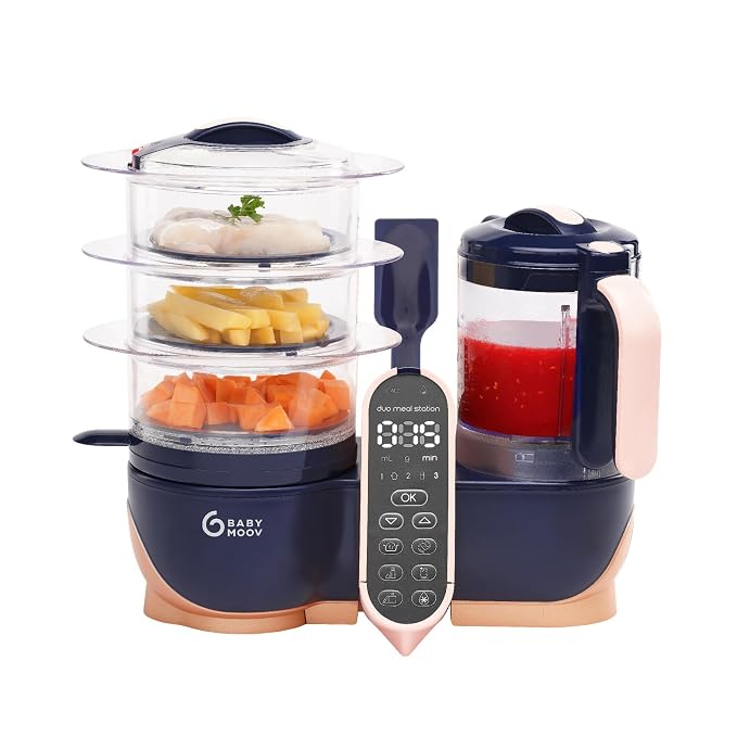 Babymoov Duo Meal Station XL, 6 in 1 Food Processor by Babymoov