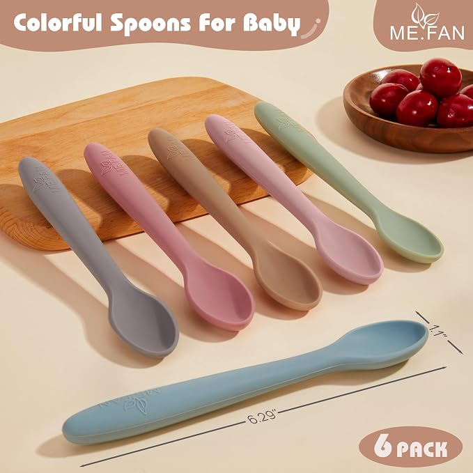 ME.FAN Silicone Baby Spoons - Image 2