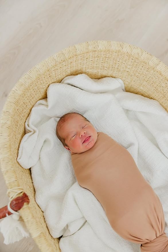 Copper Pearl Baby Swaddle Blanket - Image 4