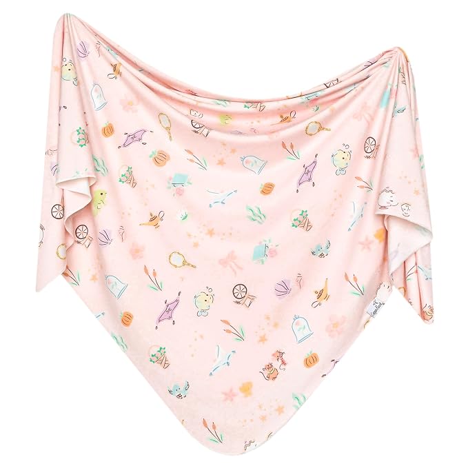 Copper Pearl Large Premium Knit Baby Swaddle Receiving Blanket Enchanted Friends by CopperPearl