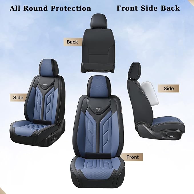 Coverado Seat Covers, Car Seat Covers Front Seats, Leather Seat Covers - Image 2