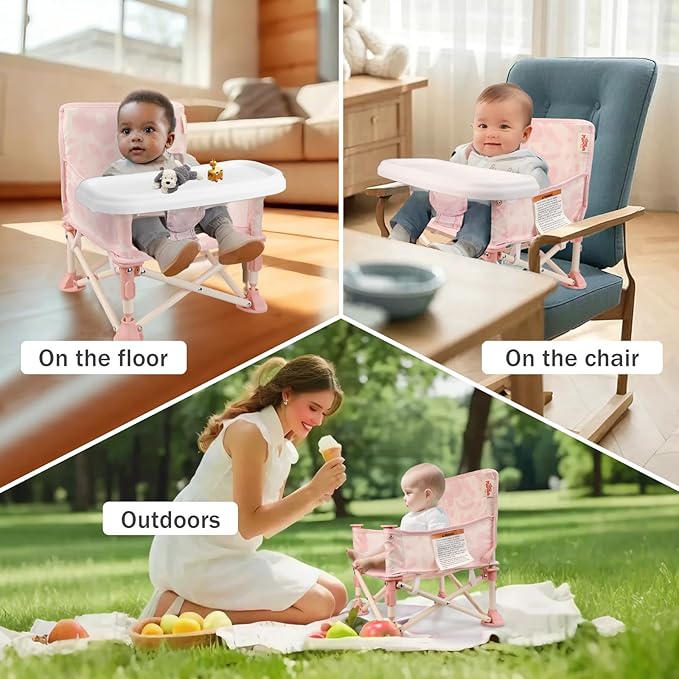 Tiny Marvels Portable 3-in-1 Baby Chair, Cozy Booster Seat, Baby Seat - Image 5