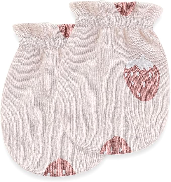 Newborn Baby Boy Girl Caps Mittens Socks Set Cotton Baby Essentials Accessories - Image 5