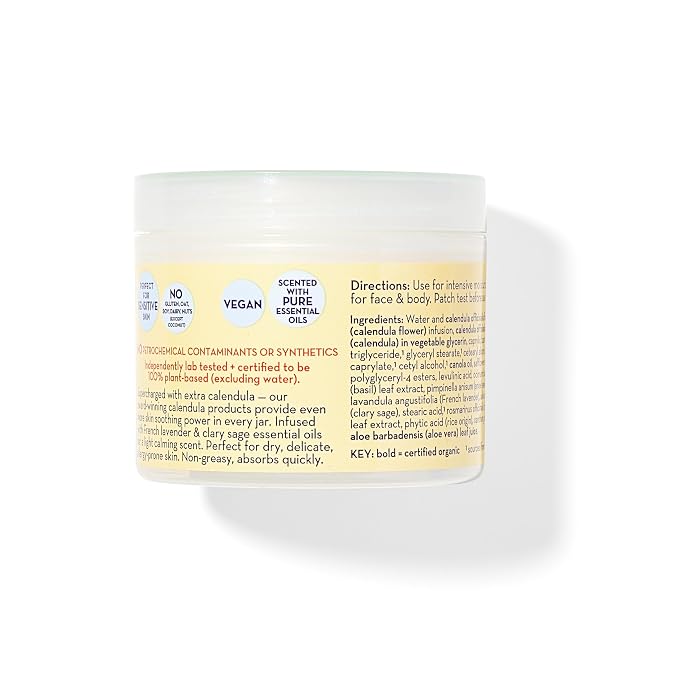 California Baby Calendula Cream | 100% Plant-Based Moisturizer | Lavender Baby - Image 2