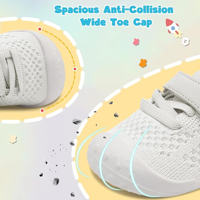 LeIsfIt Baby Shoes Girls Boys First Walking Shoes Infant Sneakers Crib Shoes - Image 2