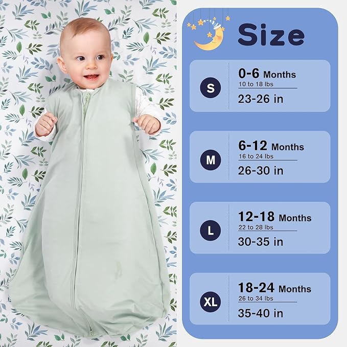 Baby Sleep Sack 18-24 Months Baby Wearable Blanket 100% Rayon Cotton 2-Way - Image 6