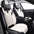 Car Seat Covers, Waterproof Nappa Leather Automotive Seat Covers Full Set by Unknown