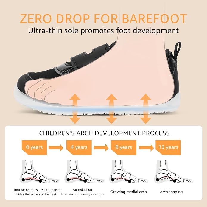 Toddler Wide Toe Box Barefoot Shoes Boys Girls Zero Drop, Baby First Walking - Image 5