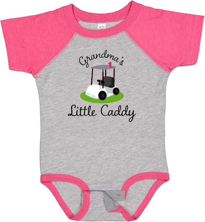 inktastic Grandma's Little Caddy Golf Baby Bodysuit by Inktastic