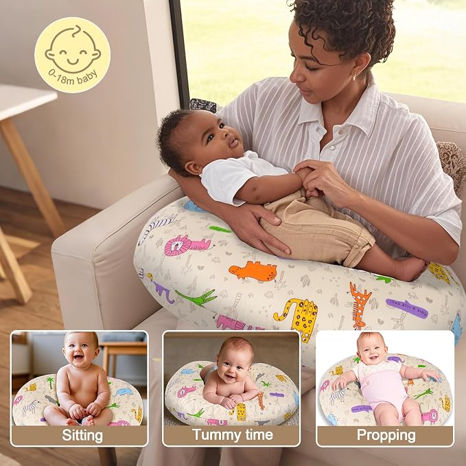 Baby Nursing Pillow for Breastfeeding, Adjustable Breast Feeding Pillow for - Image 2