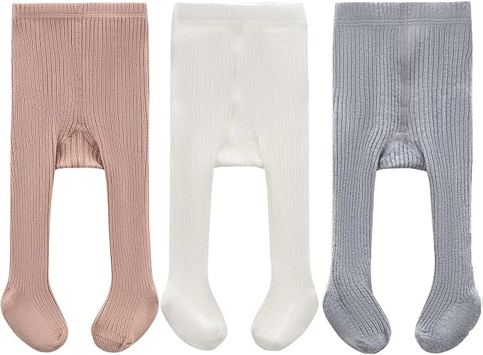 CECORC Baby Girls Tights Toddler Cable Knit Leggings Thick Cotton Infant by CECORC