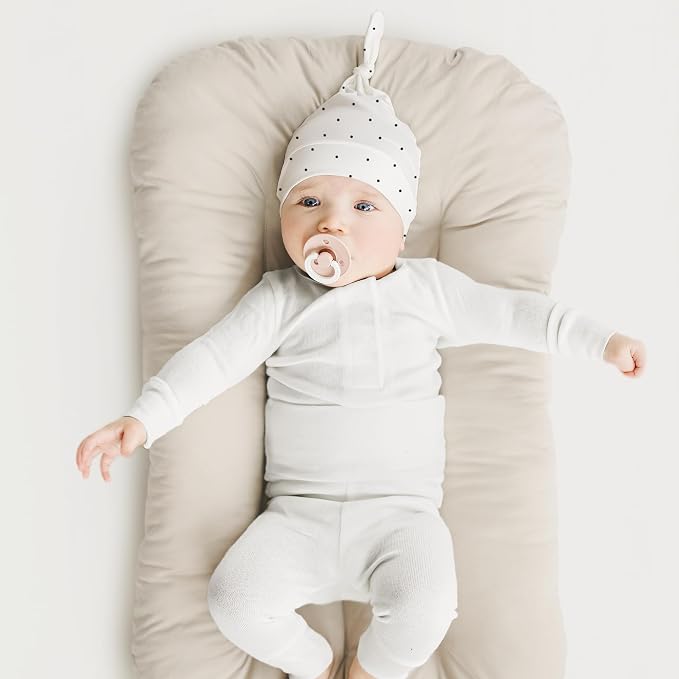Konssy 6 Pack Baby Newborn Hats Set Knot Beanie Hats Soft - Image 3