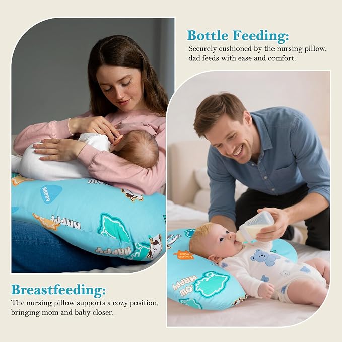 Nursing Pillow & Breastfeeding Pillow – Ergonomic C-Shape - Image 2