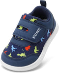 Toddler Wide Toe Box Barefoot Shoes Boys Girls Zero Drop, Baby First Walking by STQKIDS
