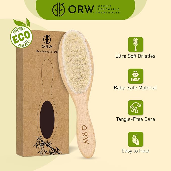ORW OREN’S Baby Hair Brush - Image 3