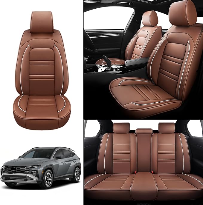 Seat Covers for Hyundai Car Tucson 2005-2025 | 5-Seats Leather Seat Covers - Image 2