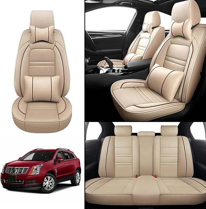 Car Seat Covers for Cadillac SRX 2004-2016 | 5-Seats Seat Covers, Waterproof - Image 2