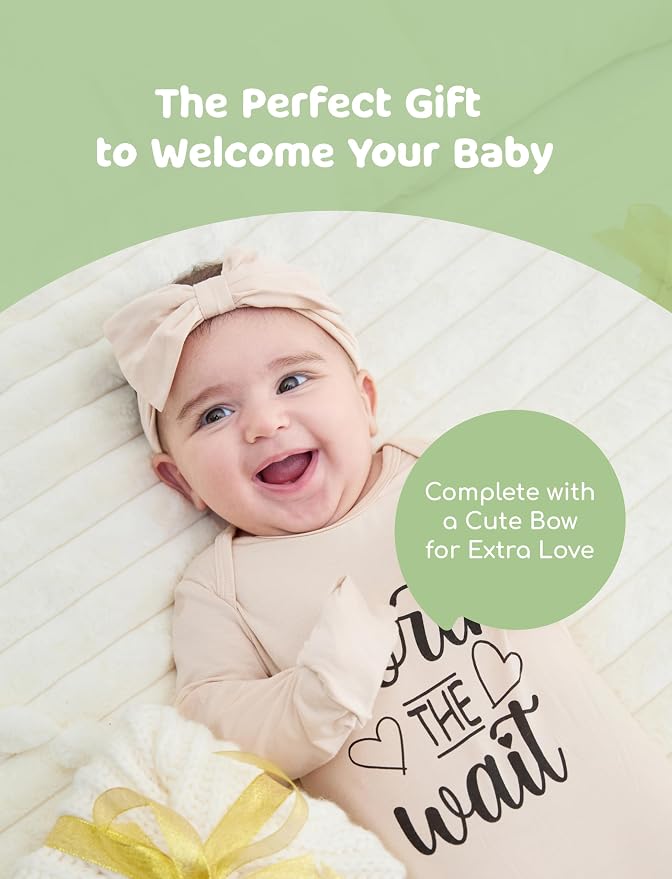 PATPAT Baby Sleeper Gown with Bamboo Viscose - Image 2