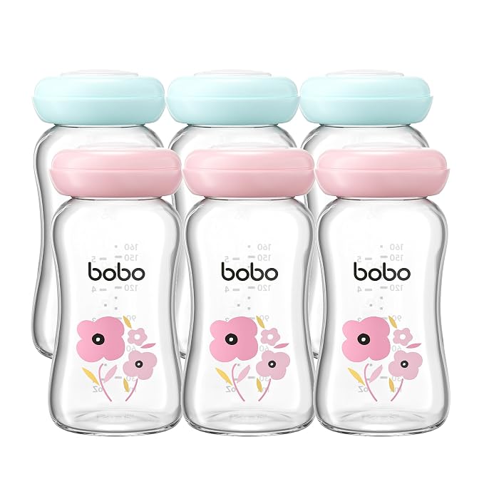YOHKOH Glass Breast Milk Storage Bottles by Home