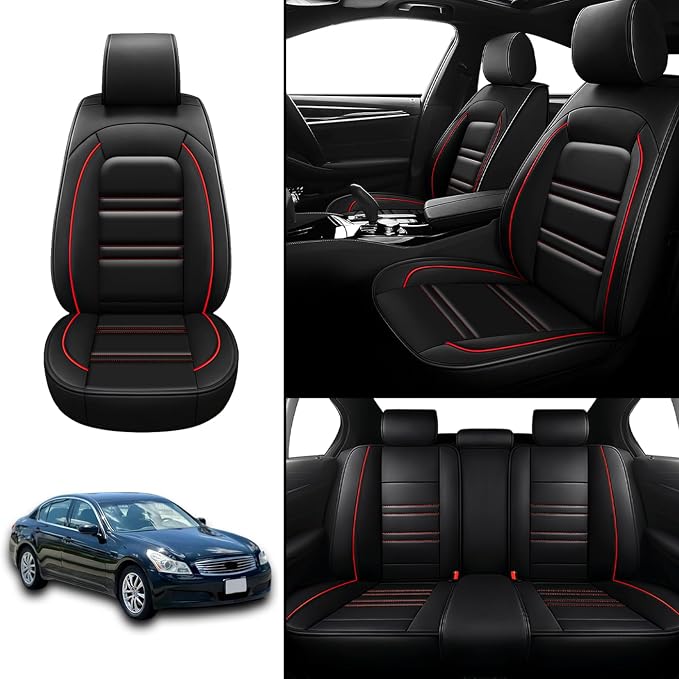 Seat Covers for Infiniti g35 2003-2008 | 5-Seats Leather Seat Covers - Image 2