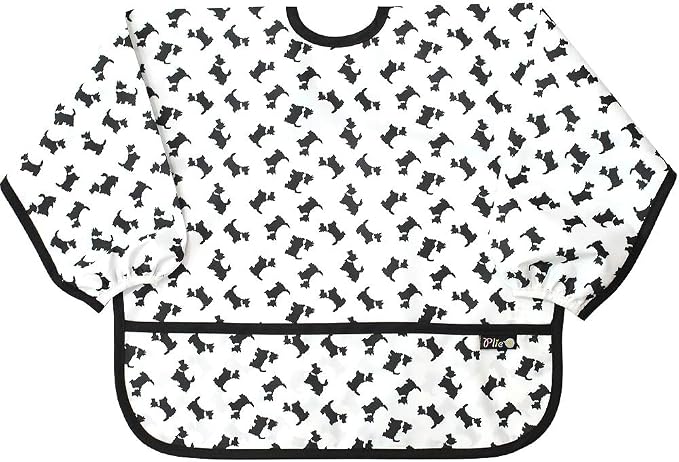 Long Sleeve Waterproof Bib for Toddlers – Feeding Smock for Baby Mealtime by Plie